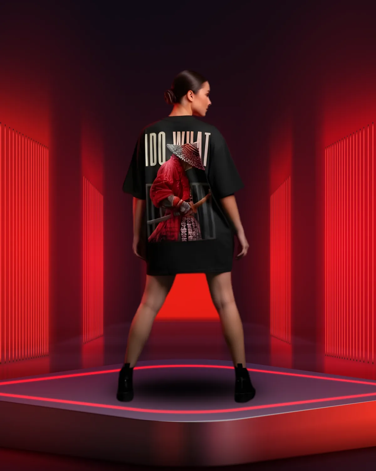 NAAG Warrior tee campaign with female model